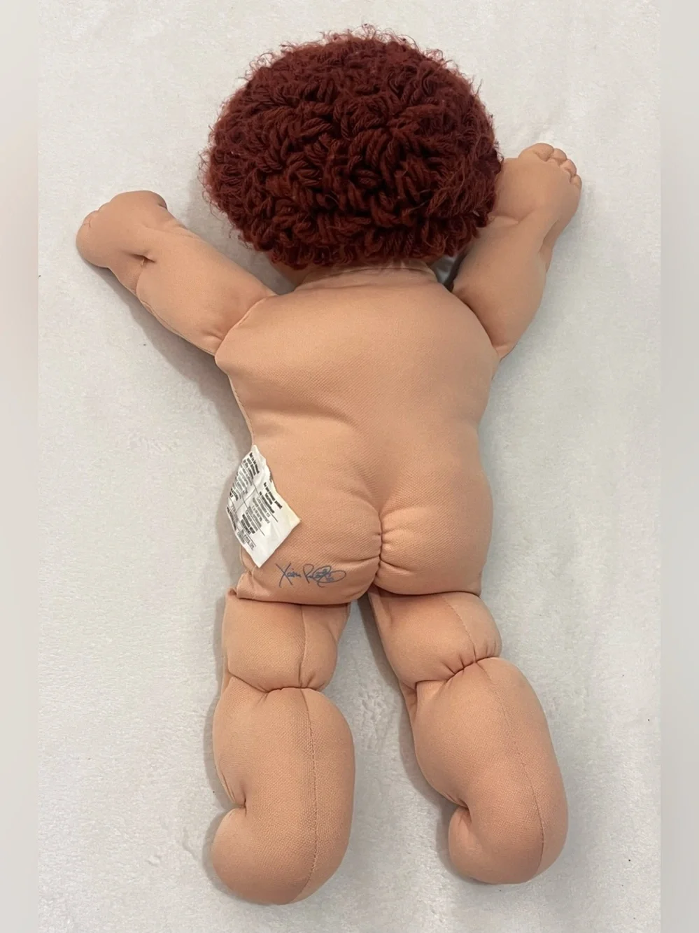 Vintage Cabbage Patch Doll Classic Soft-Body Curly Hair Boy 1978 1982